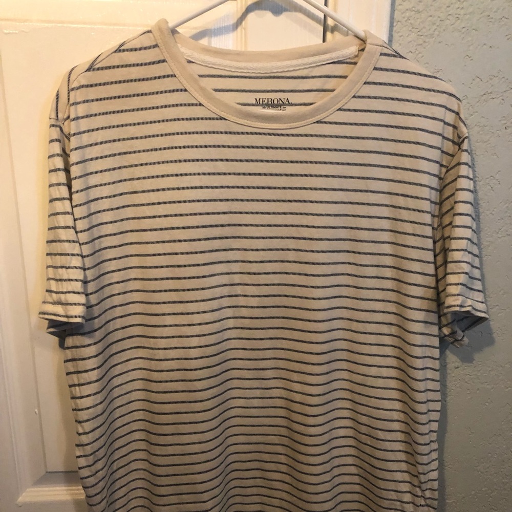 Merona Stripped Large Tee